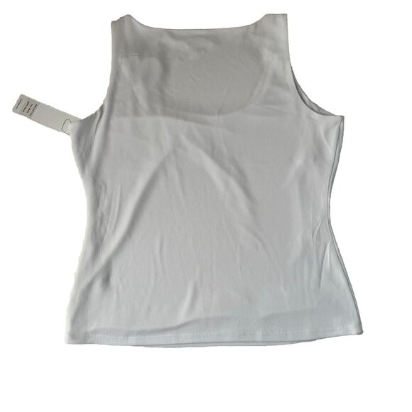 Calvin Klein Scoop Neck Tank Embellished Top Large - Picture 2 of 14